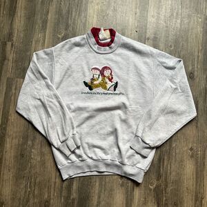 Vintage Grandkids Life's Most Precious Gifts Vintage Graphic Sweatshirt Gray